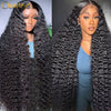 Deep wave 6x6 Lace Closure Wig Wet and Wavy Human Hair Wigs Brazilian Virgin Hair Lace Wigs for Women